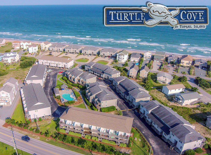Turtle Cove Condos And Townhomes In Surf City Topsail Island Nc Rentabeach Com